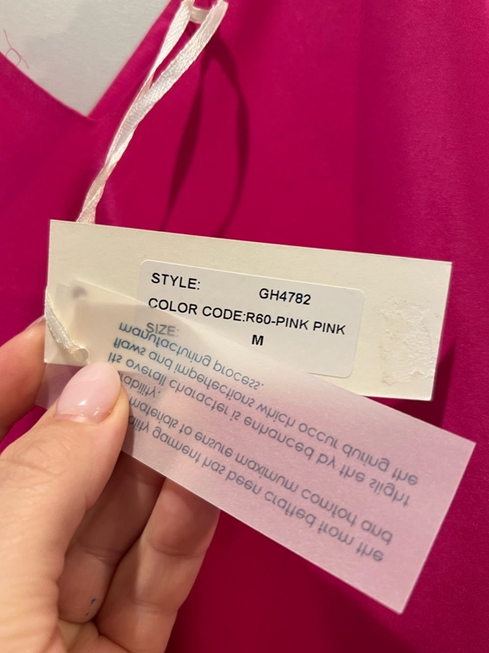 Gold Hawk Pink Silk Slip Dress Lined Bias Cut Size M NWT - Picture 4 of 8